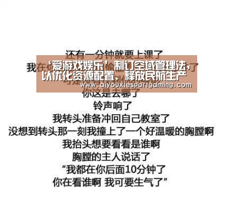 ‘爱游戏娱乐’制订空域管理法,以优化资源配置、释放民航生产力(图4) 爱游戏娱乐